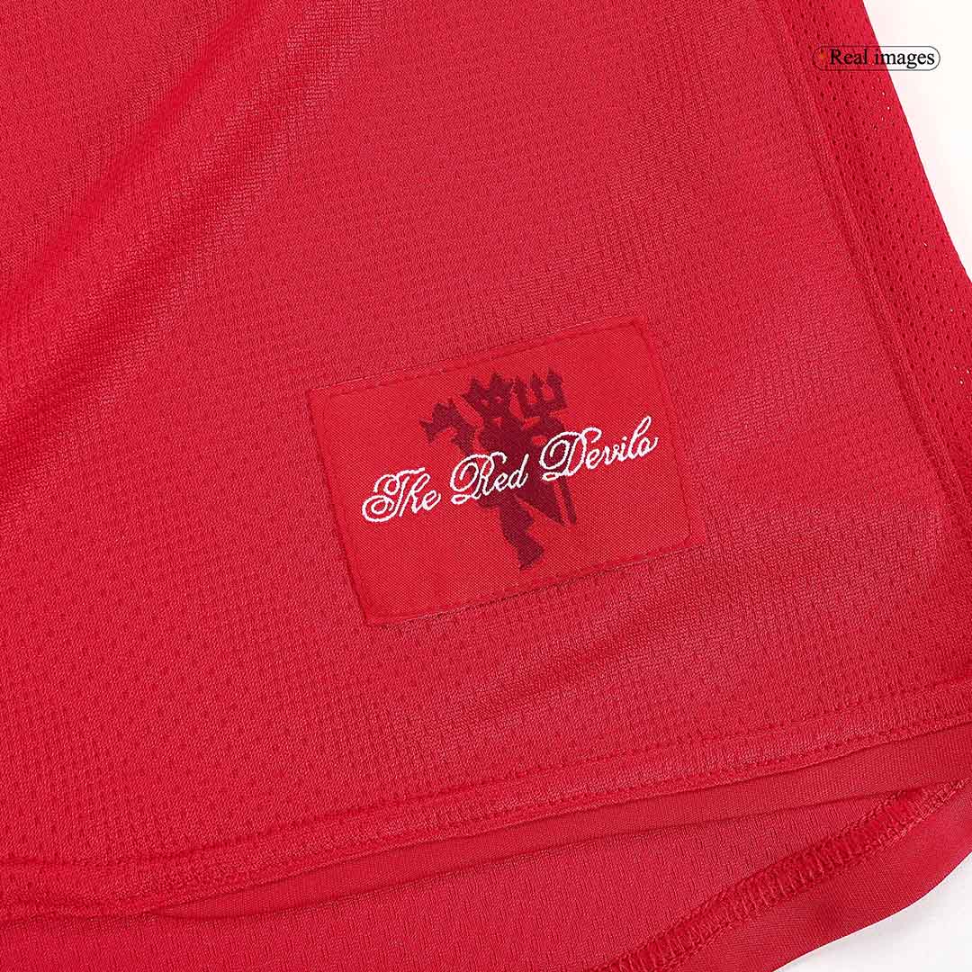 Retro Manchester United Hemma Fotbollströja 2007/08