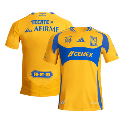Tigres UANL Hemma Fotbollströja 2024/25 Autentisk