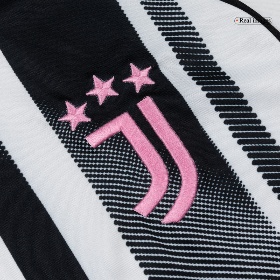 Juventus Tröja 2025/26 Hemma Långärmad Svart & Vitt-4