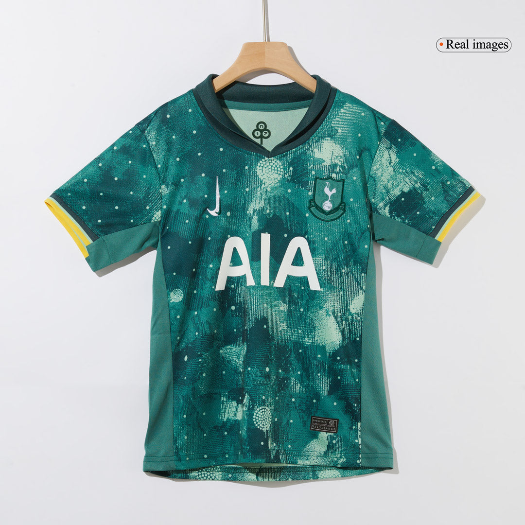 Tottenham Hotspur Tredjeställ Fotbollströja 2024/25 Fotbollssats Barn