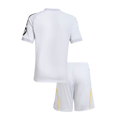 Real Madrid Tröja 2025/26 Hemma 
Fotbollssats Barn stora storlekar