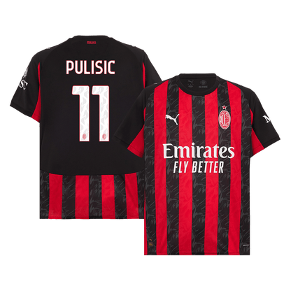 PULISIC #11 AC Milan Hemma Tröja 2025/26