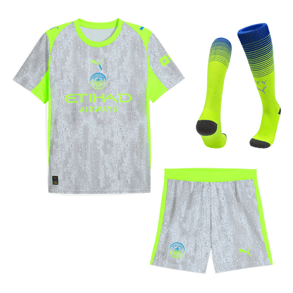 Manchester City Tröja Tredjeställ 2025/26 Grå