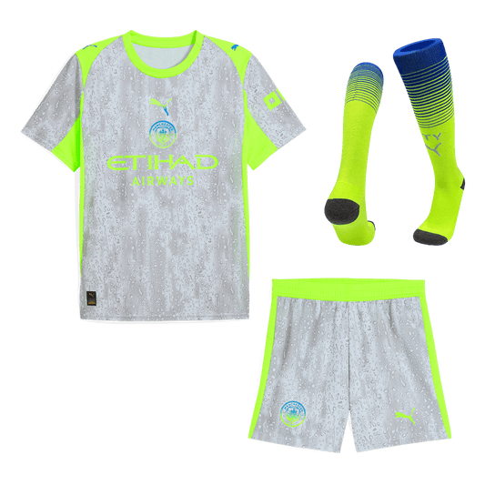 Manchester City Tröja Tredjeställ 2025/26 Grå