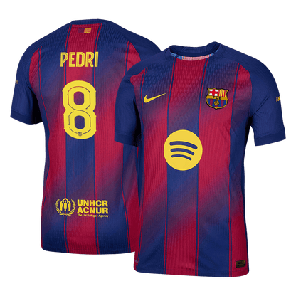 PEDRI #8 Barcelona Tröja 2025/26 Hemma Autentisk - UCL