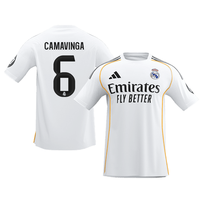 CAMAVINGA #6 Real Madrid Tröja 2025/26 Hemma Premium Vit