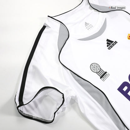 Retro Real Madrid Hemma Fotbollströja SERGIO RAMOS #4 2006/07