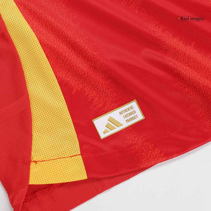 LAMINE YAMAL #19 Spanien Hemma Fotbollströjor Euro 2024 Autentisk