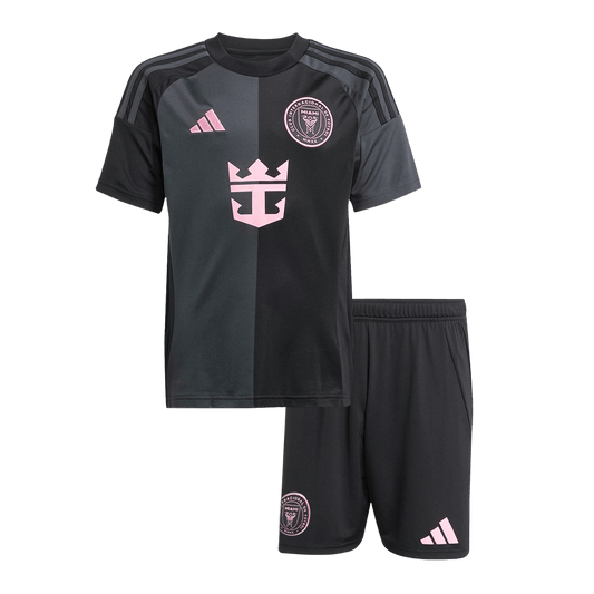 Inter Miami CF Borta Fotbollströja 2025 Fotbollssats Barn