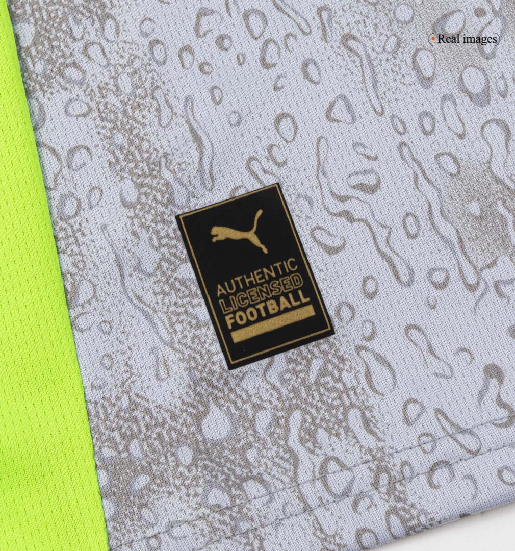 Manchester City Tröja 2025/26 Tredjeställ Grå Barn