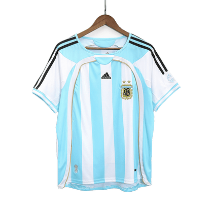 Argentina Hemma Fotbollströjor 2006 Retro