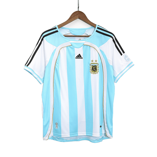 Argentina Hemma Fotbollströjor 2006 Retro