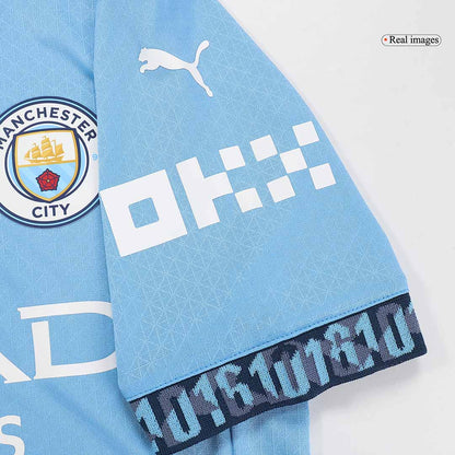 Manchester City Hemma Fotbollströja HAALAND #9 2024/25 Autentisk - UCL