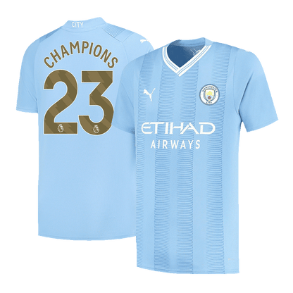 Manchester City Hemma Fotbollströja CHAMPIONS #23 2023/24