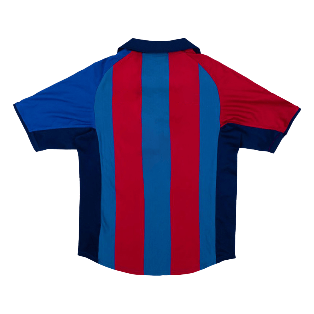 Retro Barcelona Hemma Fotbollströja 2001/02