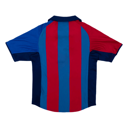 Retro Barcelona Hemma Fotbollströja 2001/02