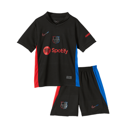 Barcelona Borta Fotbollströja 2024/25 Fotbollssats Barn
