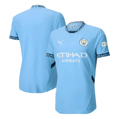 Manchester City Hemma Fotbollströja 2024/25 Autentisk