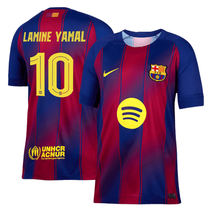 LAMINE YAMAL #10 Barcelona Tröja 2025/26 Hemma - UCL