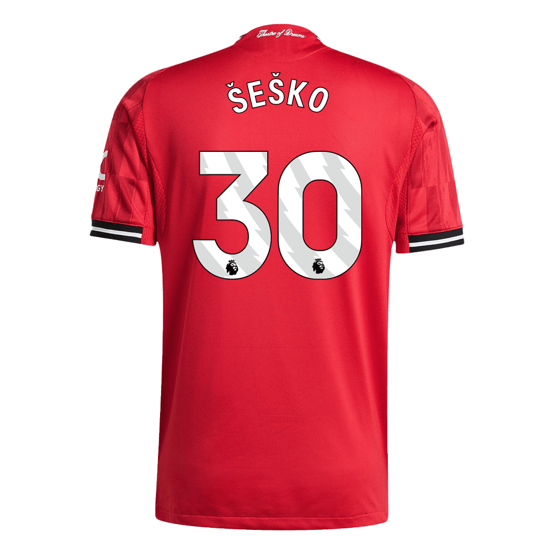 Manchester United Tröja ŠEŠKO #30 2025/26 Hemma Röd