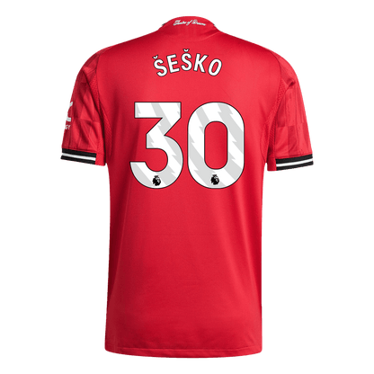 Manchester United Tröja ŠEŠKO #30 2025/26 Hemma Röd