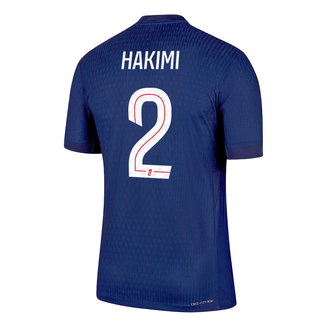 PSG Tröja HAKIMI #2 2025/26 Hemma Mörkblå