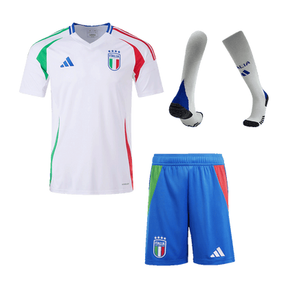 Italien Borta Fotbollströja Euro 2024 Fotbollssats