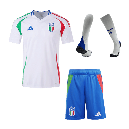 Italien Borta Fotbollströja Euro 2024 Fotbollssats