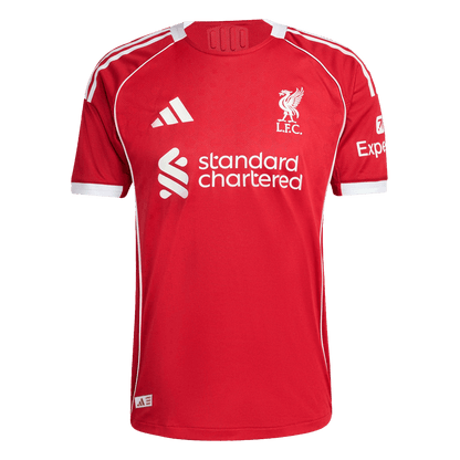 M.SALAH #11 Liverpool Tröja 2025/26 Hemma Autentisk