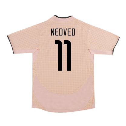 Retro Juventus Borta Fotbollströja NEDVED #11 2003/04