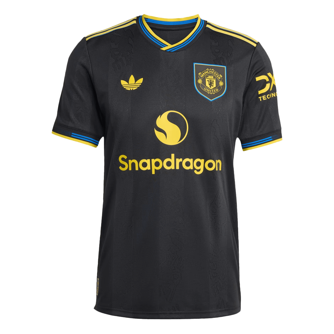 Manchester United Tröja 2025/26 Tredje Autentisk Svart
