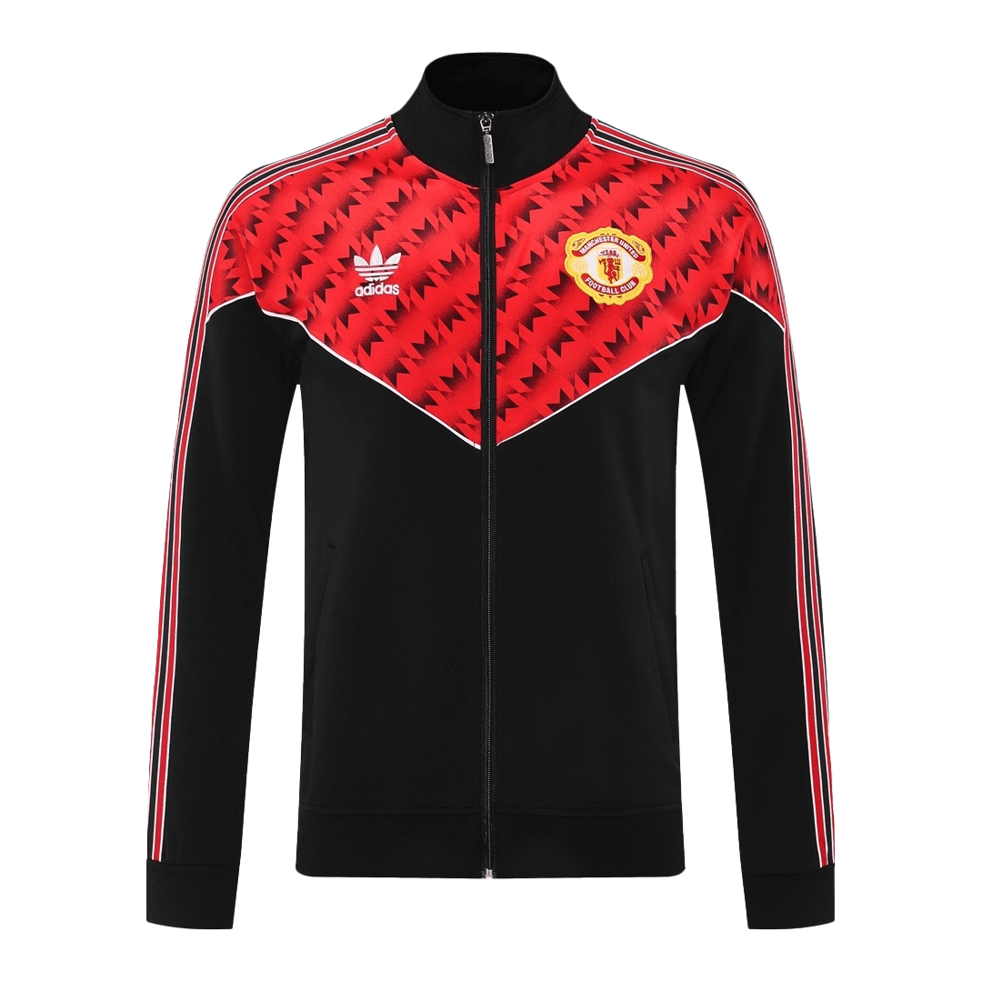 Manchester United Träningsjacka 2025/26 Röd & Svart