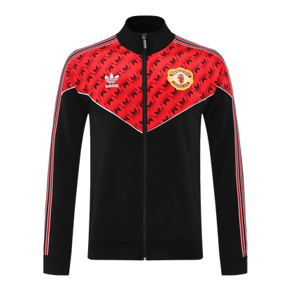 Manchester United Träningsjacka 2025/26 Röd & Svart