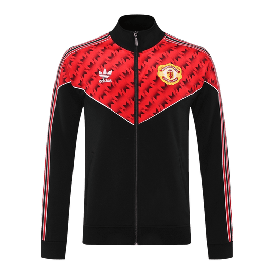 Manchester United Träningsjacka 2025/26 Röd & Svart