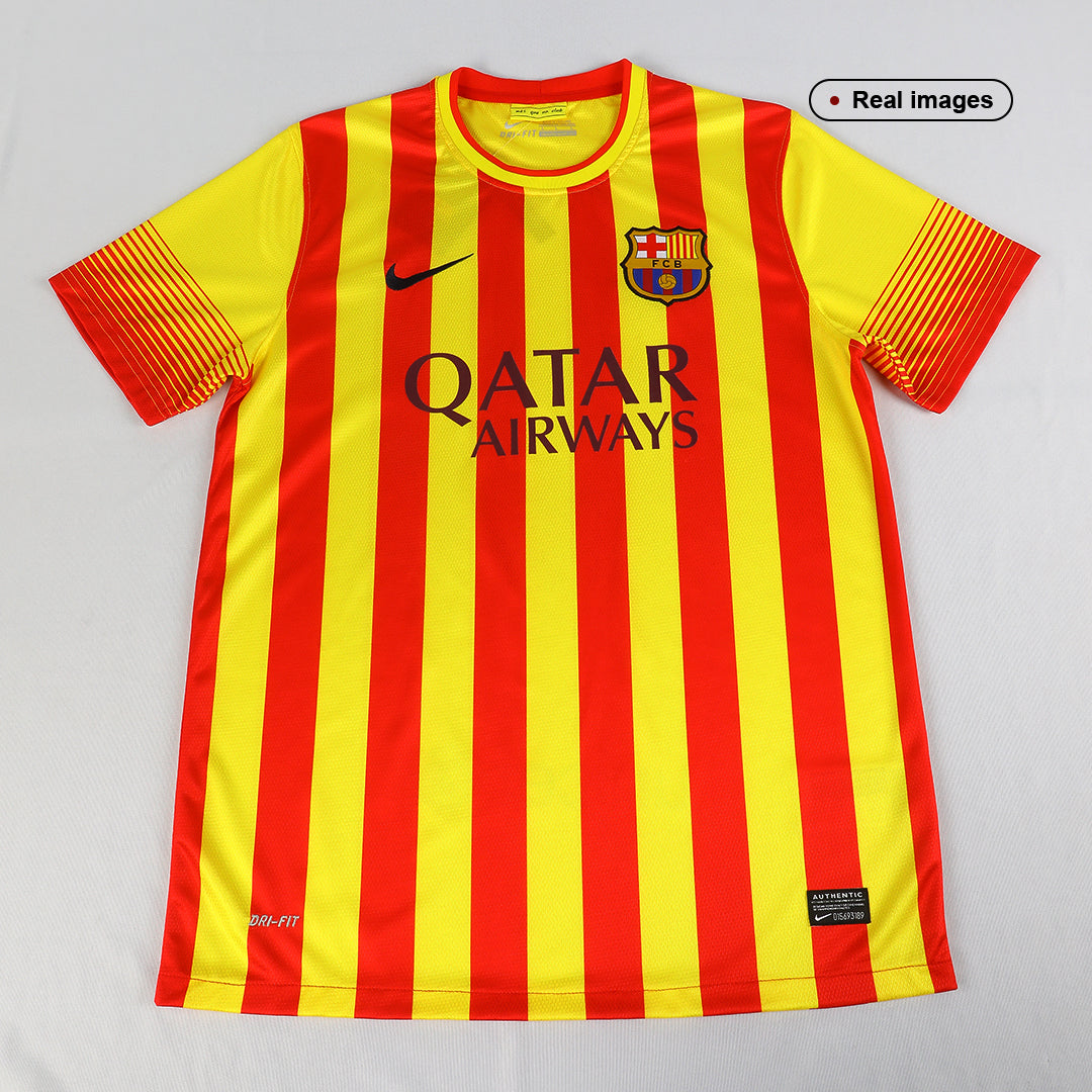 Retro Barcelona Borta Fotbollströja 2013/14