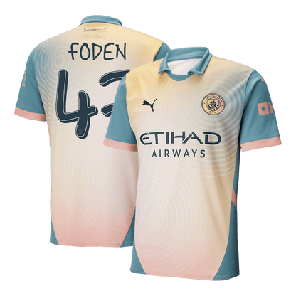 Manchester City Fjärde borta Fotbollströja FODEN #47 2024/25 - Definitely City