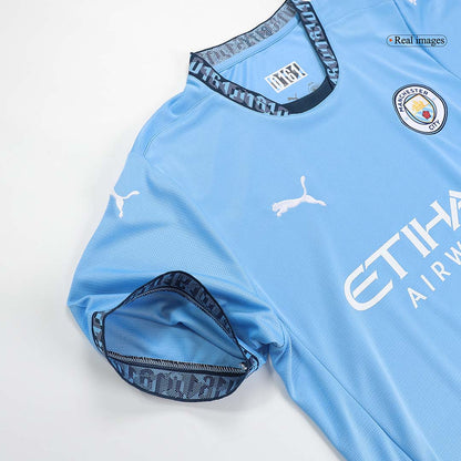 Manchester City Hemma Fotbollströja DE BRUYNE #17 2024/25 - UCL