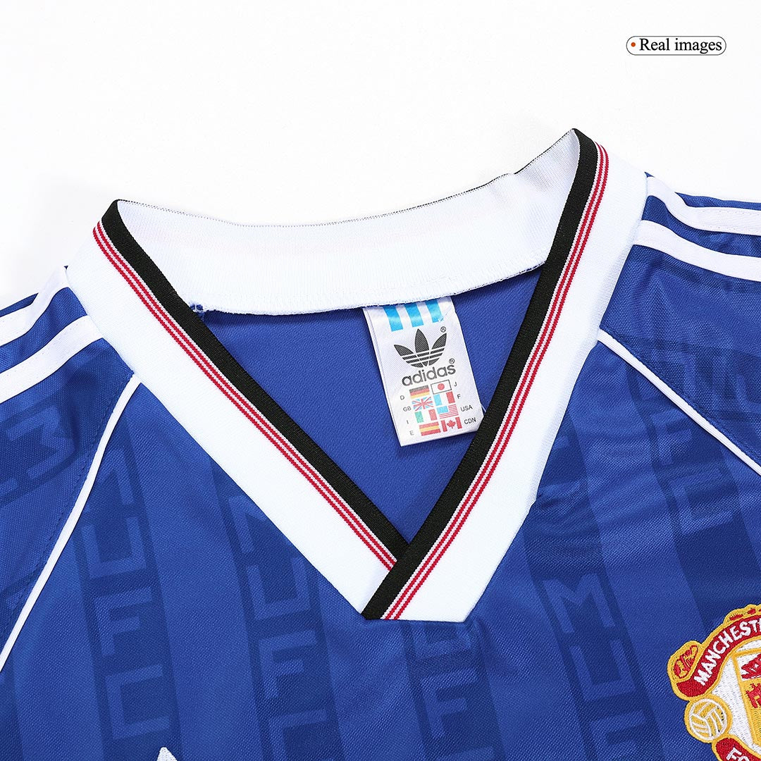 Retro Manchester United Borta Fotbollströja 88/90