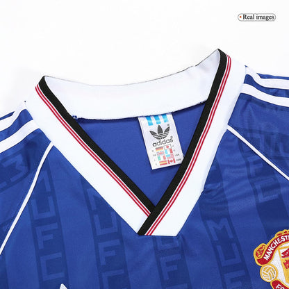 Retro Manchester United Borta Fotbollströja 88/90