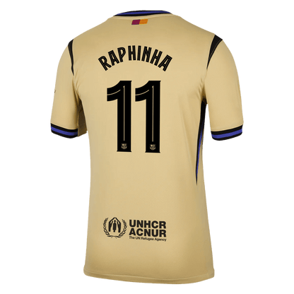 Barcelona Tröja RAPHINHA #11 2025/26 Borta Gul - UCL