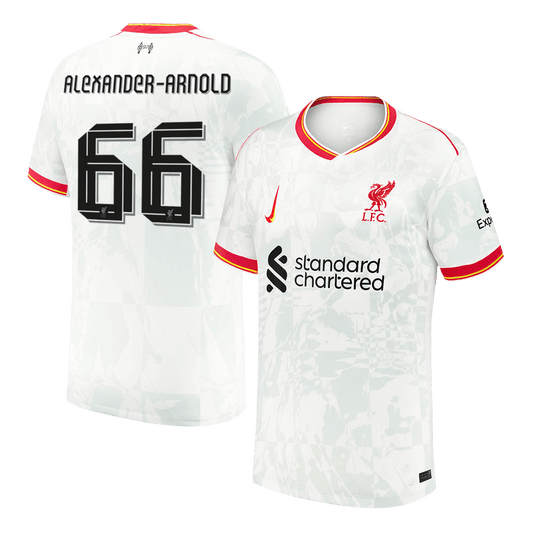 Liverpool Tredjeställ Fotbollströja ALEXANDER-ARNOLD #66 2024/25 - UCL