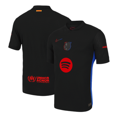 Barcelona Borta Fotbollströja 2024/25 Autentisk - Spotify-logotyp