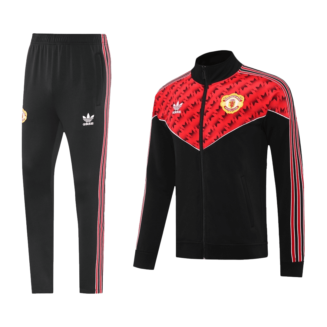 Manchester United Träningsset (Jacka+Byxor) 2025/26 Röd & Svart