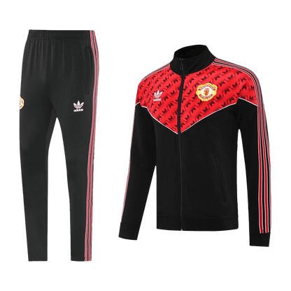 Manchester United Träningsset (Jacka+Byxor) 2025/26 Röd & Svart
