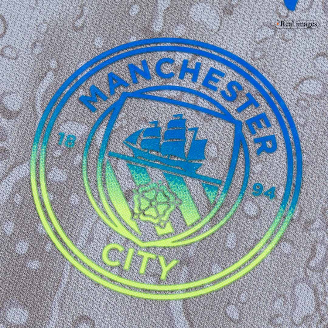 Manchester City Tröja Tredjeställ 2025/26 Grå-11