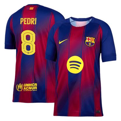 PEDRI #8 Barcelona Tröja 2025/26 Hemma - UCL