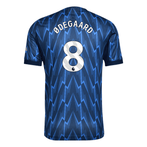 Arsenal Tröja ØDEGAARD #8 2025/26 Borta Autentisk Blå