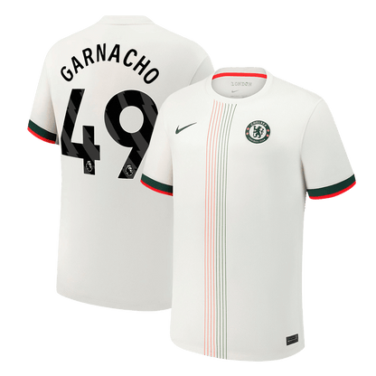 Chelsea Tröja GARNACHO #49 2025/26 Borta Vit