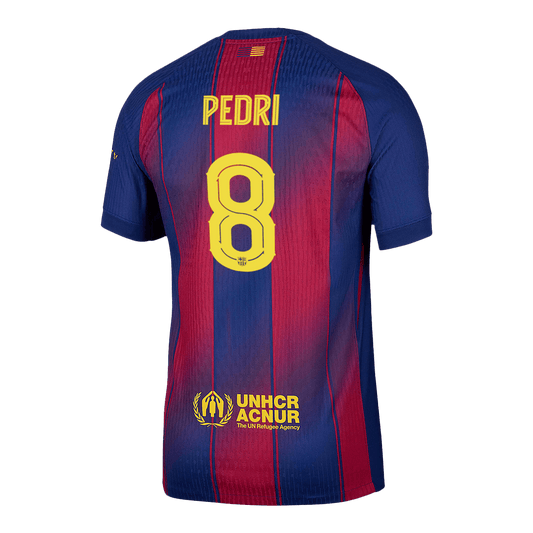 PEDRI #8 Barcelona Tröja 2025/26 Hemma Autentisk - UCL