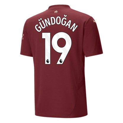 Manchester City Tredjeställ Fotbollströja GÜNDOĞAN #19 2024/25